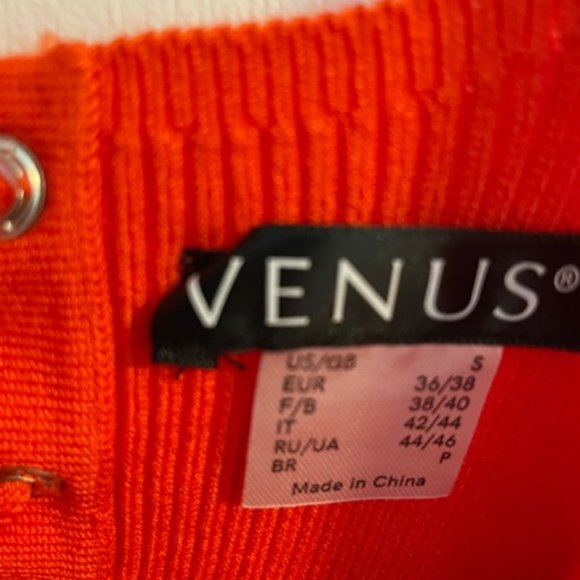 Venus Peplum Lace-up Tank Top Size Small - Picture 2 of 3